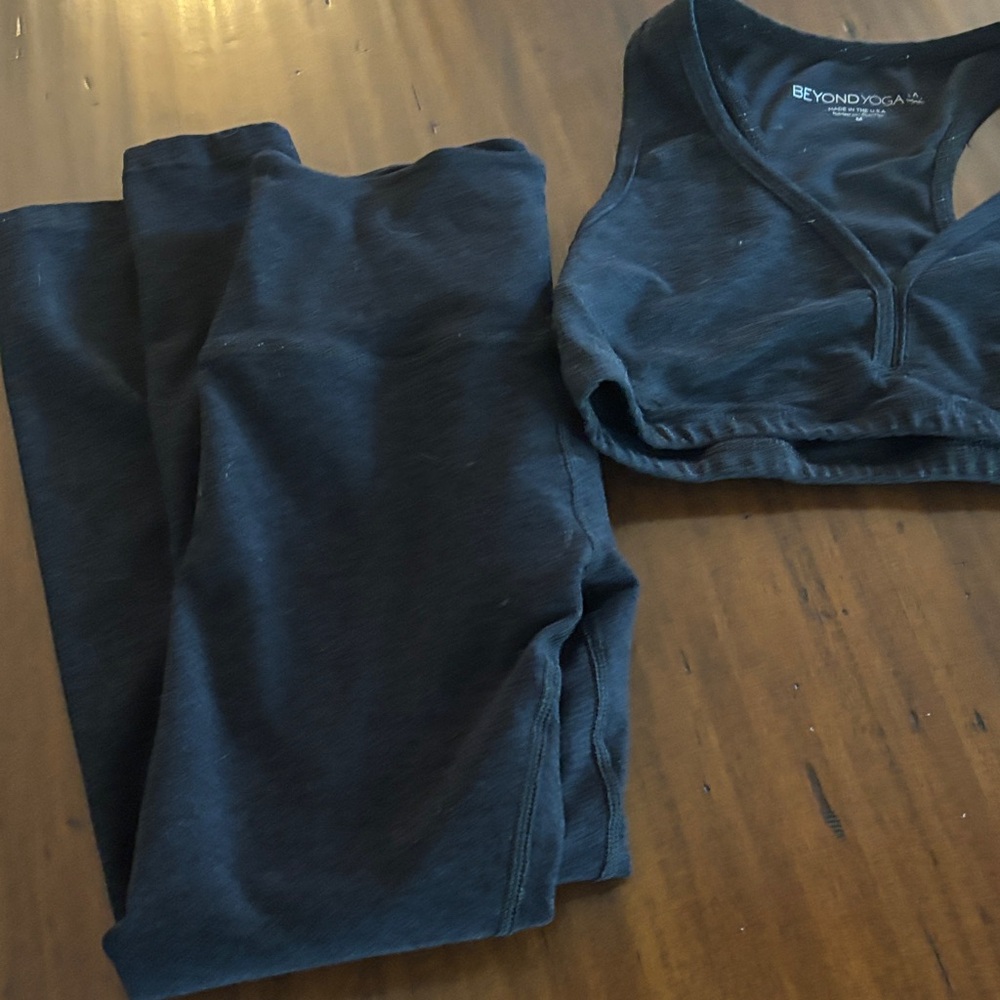 Beyond Yoga black heather Leggings